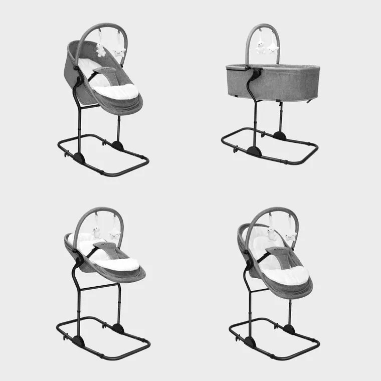 Tulano, Moon 35, bujaczek leżaczek 4w1, grey