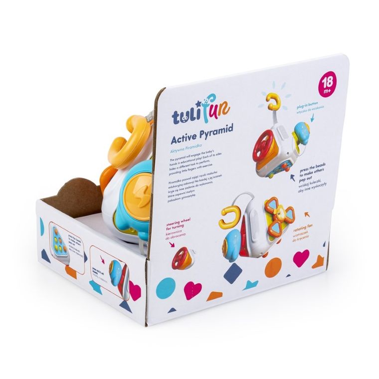 TuliFun, Aktywna Piramidka, zabawka sensoryczna