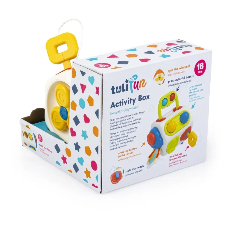 TuliFun, Skrzynka Aktywności, zabawka sensoryczna