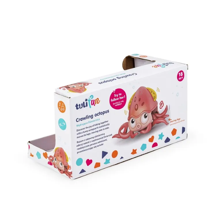 TuliFun, wędrująca ośmiornica, zabawka interaktywna
