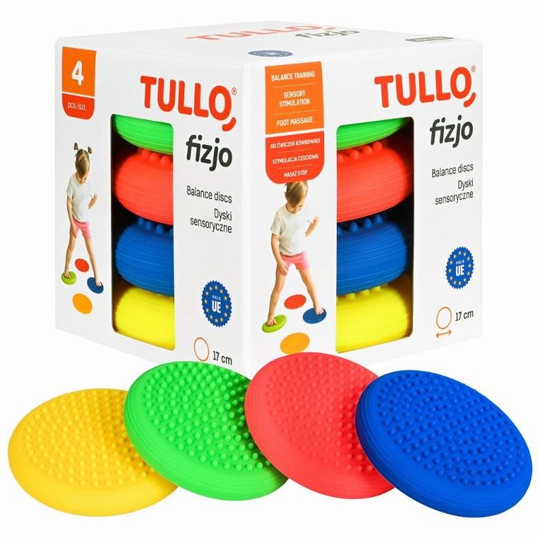 Tullo, dyski sensoryczne, 4 szt.