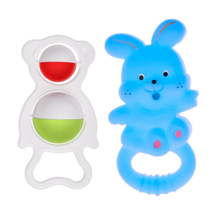 Tullo, gryzak z grzechotką, zając