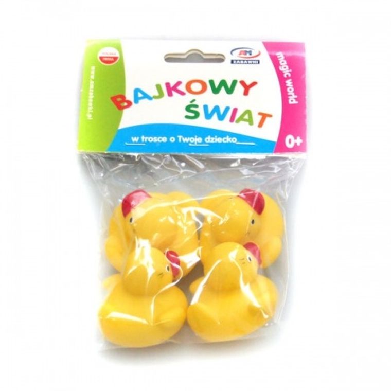 Tullo, kaczuszki do kąpieli, 4 szt.