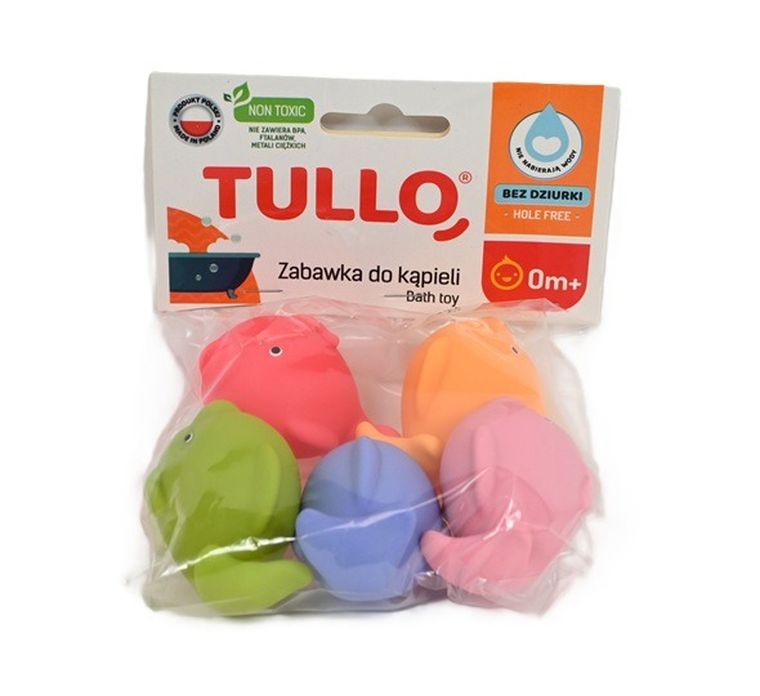 Tullo, rybki, zabawki do kąpieli, 5 szt.