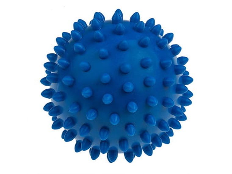 Tullo, Spiky Massage, piłka rehabilitacyjna, niebieska, 9 cm