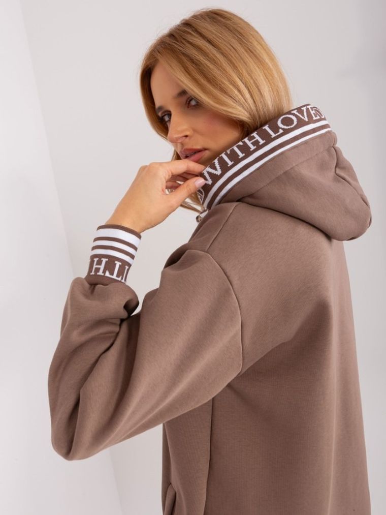 Tunika damska, brązowa, Relevance