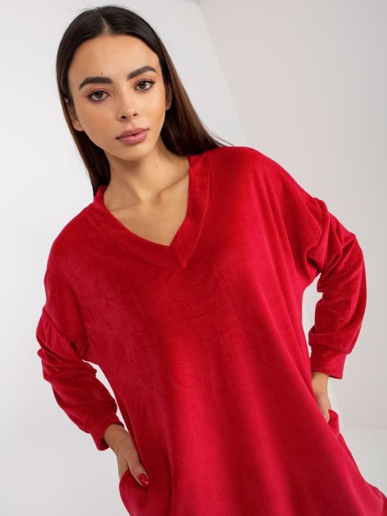 Tunika damska, czerwona, Rue Paris