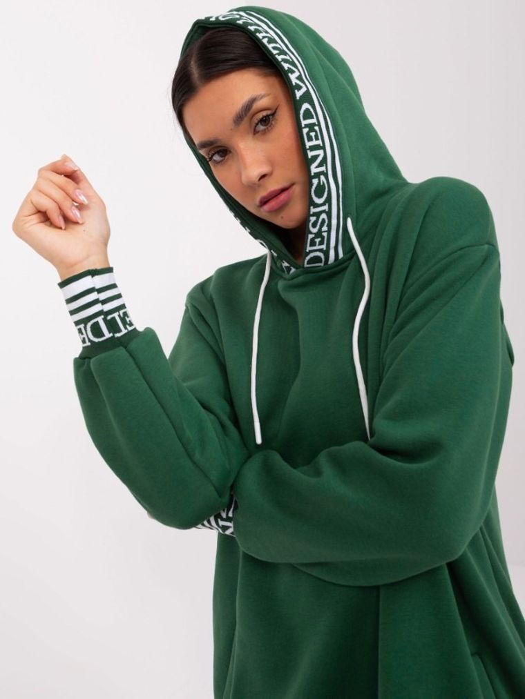 Tunika damska, zielona, Relevance