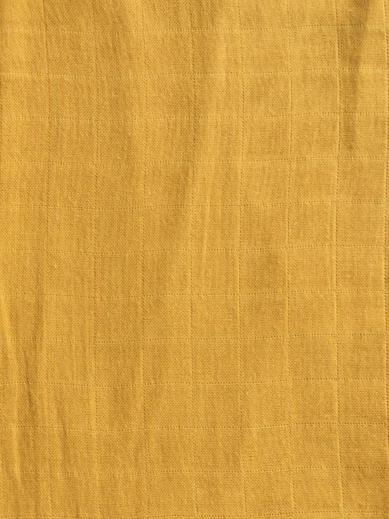 Tup Tup, pielucha muślinowa, żółta, 60-80 cm, 3 szt.