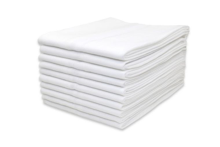 Tup Tup, Premium, pieluszka tetrowa, biała, 70-80 cm, 100% bawełna, 10 szt.