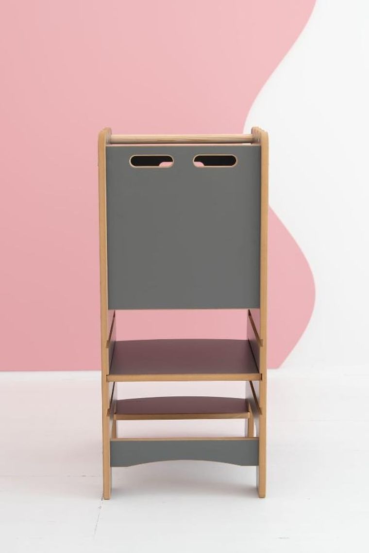 tupti.wood, Kitchen Helper, Bubble z falbanką, pomocnik kuchenny, szary