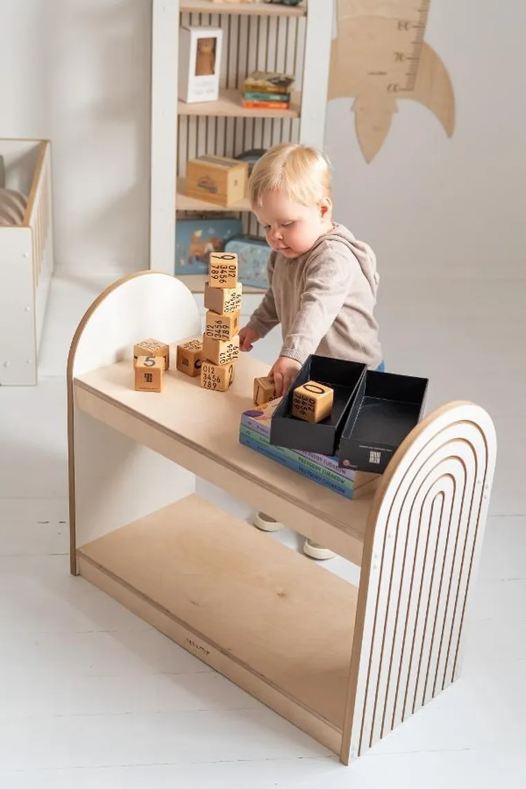 tupti.wood, Mini Kiddy, regał montessori