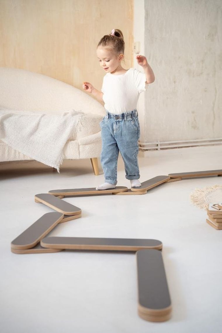 tupti.wood, równoważnia mostek, szara, 4m