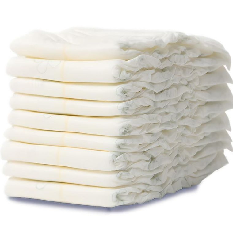Tuttelu, bambusowe pieluszki jednorazowe, rozmiar 2, 3-6 kg, 32 szt.
