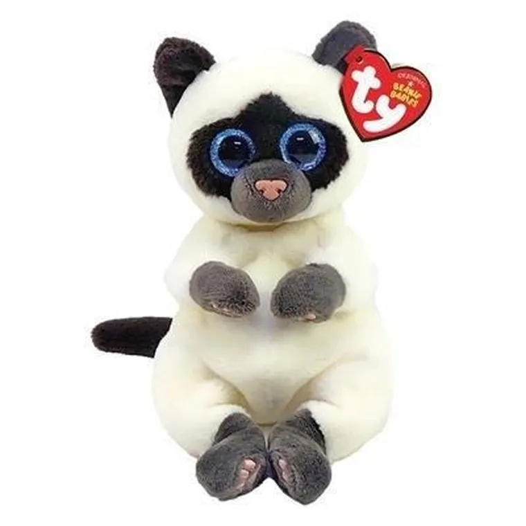 Ty, Beanie Babies, Kotek Miso, maskotka, 15 cm