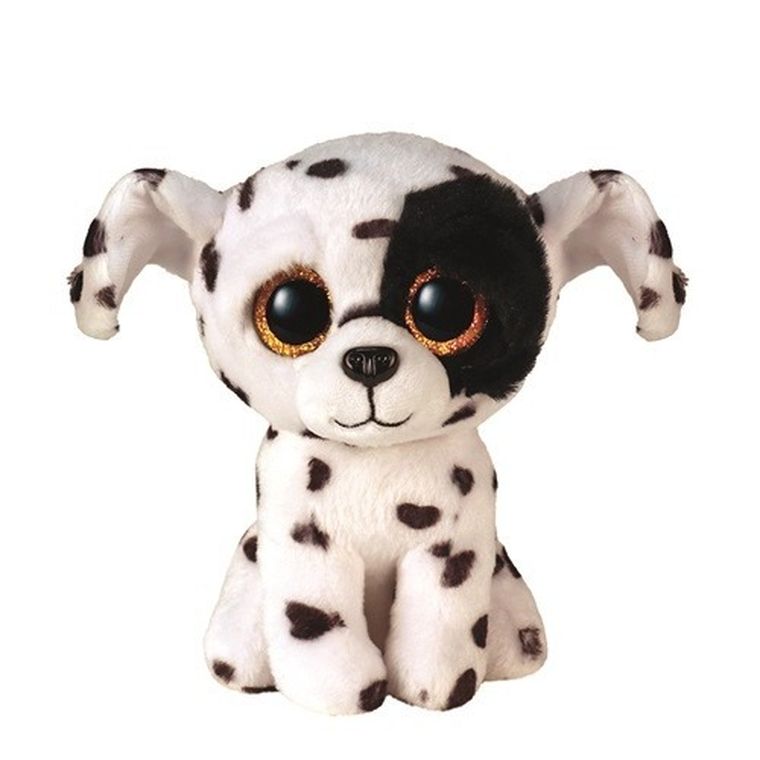 Ty, Beanie Boos, dalmatyńczyk Luther, maskotka, 15 cm