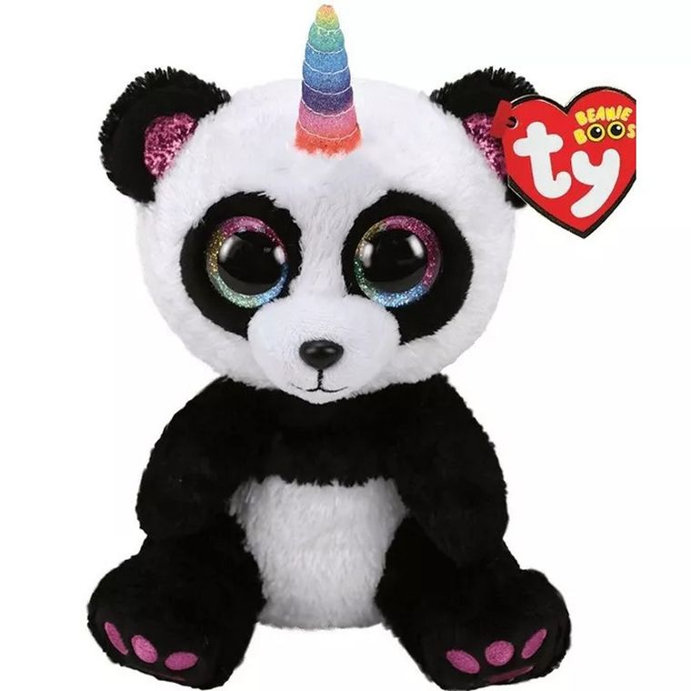 Ty, Beanie Boos, Panda, maskotka, 15 cm