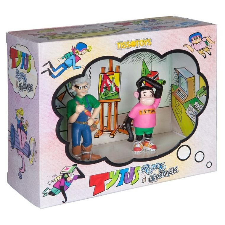 Tytus, Romek i A'Tomek, Zestaw figurek, Tytus i Papcio Chmiel