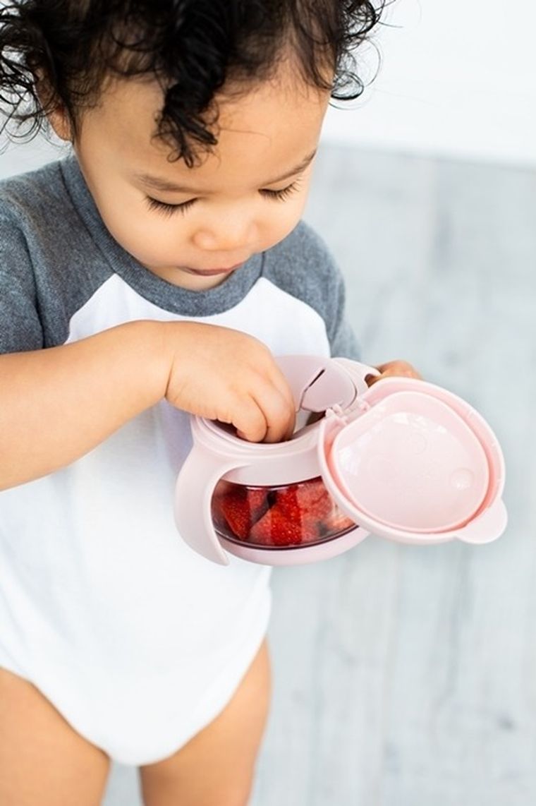 Ubbi, Tweat, pojemnik na przekąski, Blush Pink