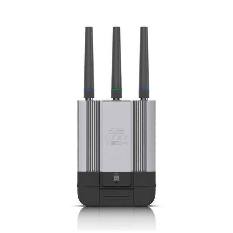 Ubiquiti, router przemysłowy, UMR-Industrial-EU, LTE Cat 4, Wi-Fi 4, 2x RJ45 1000Mb/s, nano SIM