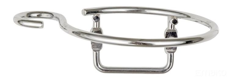 Uchwyt na suszarkę do włosów, Milano, stal chromowana