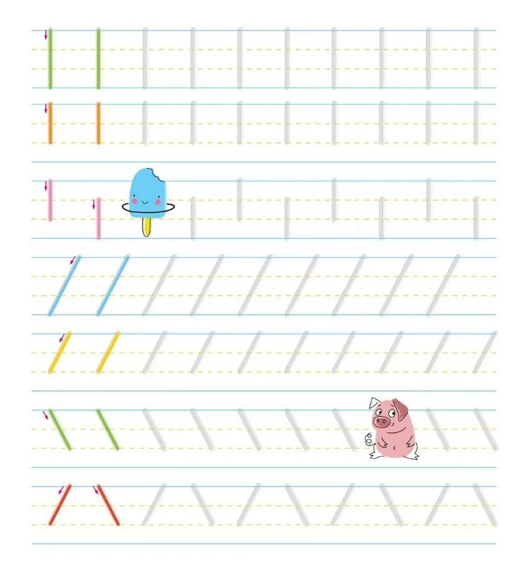 Uczę się pisać szlaczki. Książka z rowkami. Wzory 3D. Zabawy grafomotoryczne, terapia ręki