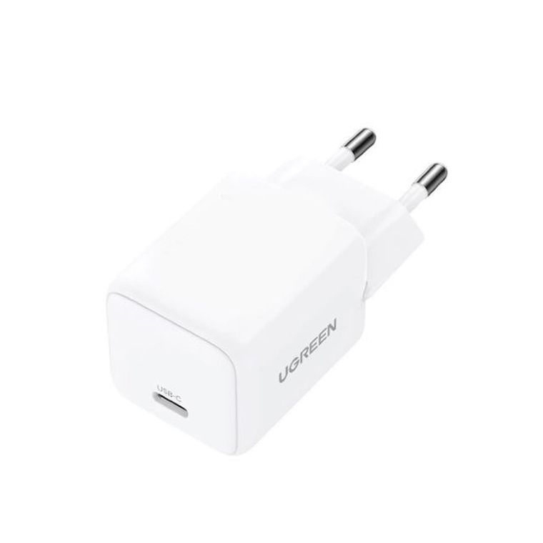 Ugreen, ładowarka sieciowa, X513, 30W, GaN 1x USB-C, biała