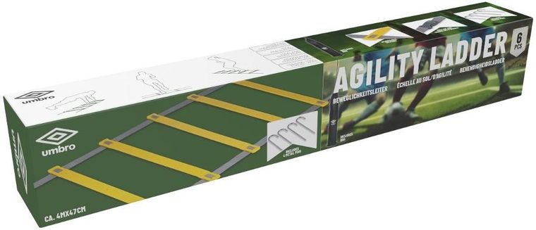 Umbro, drabinka sprawnościowa z regulowaną zapinką, 4 m