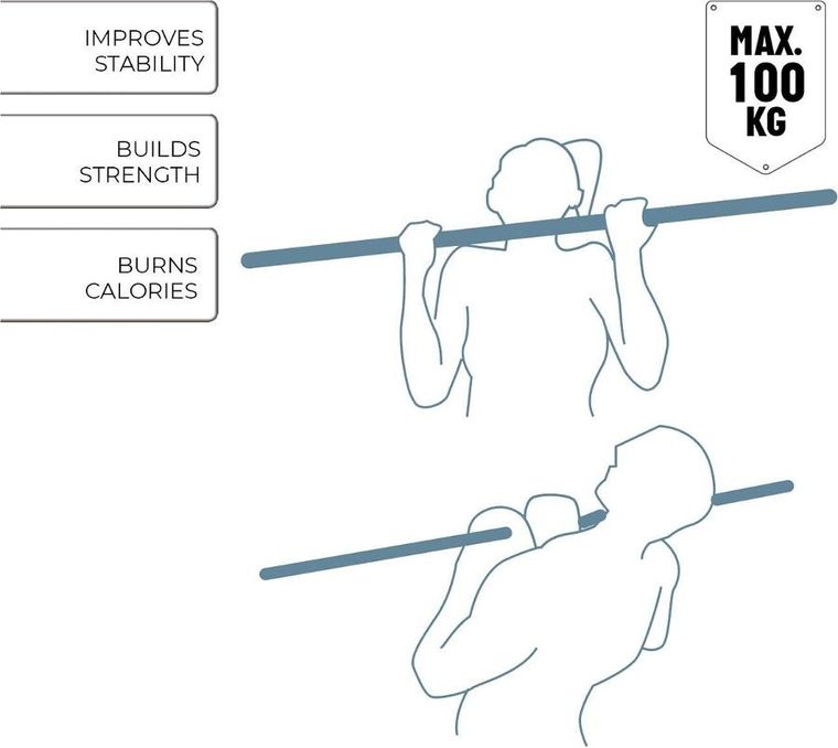 Umbro, drążek rozporowy, 62-100 cm