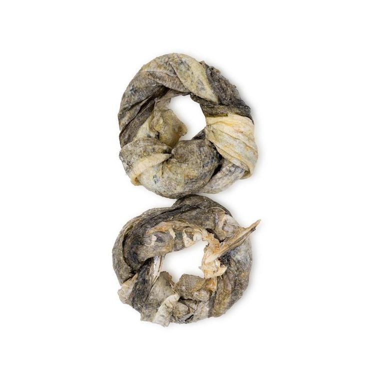 Uniszki, Ring ze skóry dorsza, przysmak dla psa, 2 szt.