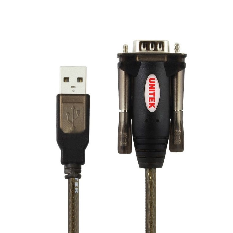 Unitek, adapter USB 1xRS-232 DB9F/DB25M