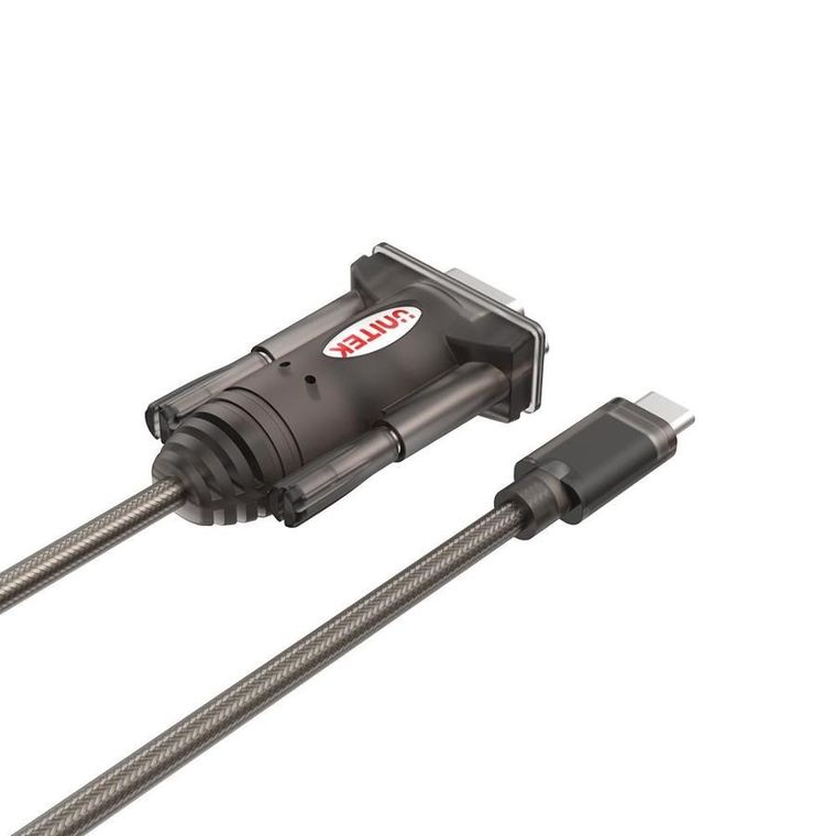 Unitek, adapter USB-C/1xRS-232, Y-1105K