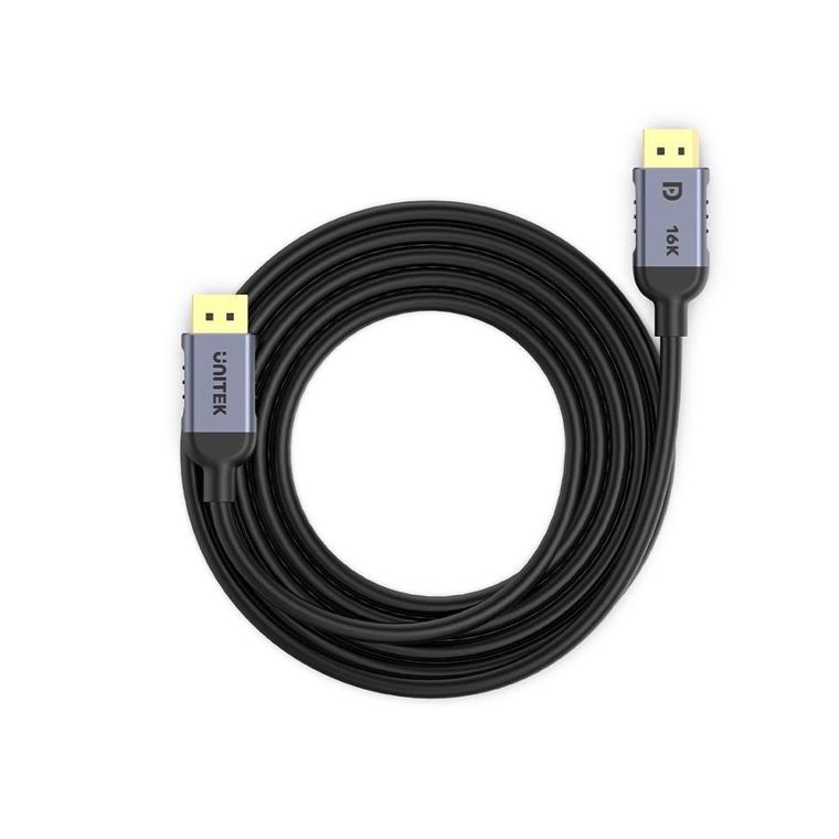 Unitek, Displayport, kabel, 1.4 8K 60HZ, 4K 240HZ, 3m