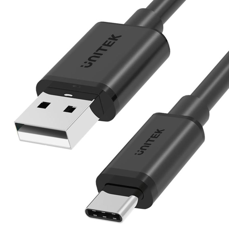 Unitek, kabel, USB-a — USB-c, 25cm