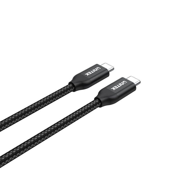 Unitek, kabel USB-c - USB-c, PD 100W, C14059BK