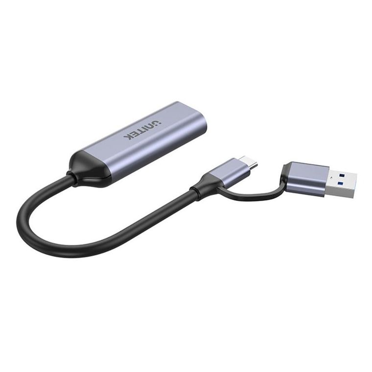 Unitek, karta do streamingu USB-c/a, 4k Hdmi 1.4b