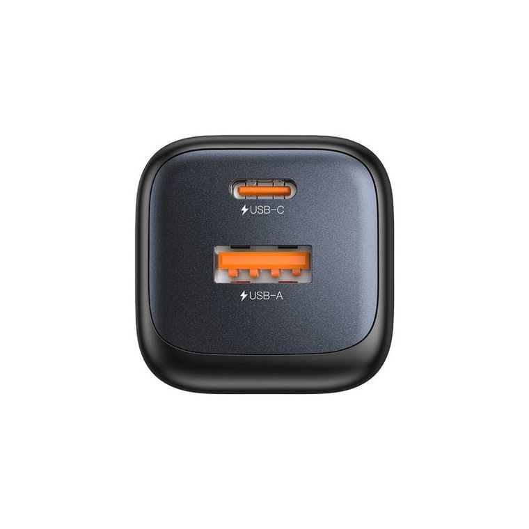Unitek, ładowarka sieciowa, 2xGAN 20W, USB-C, USB-A, czarna