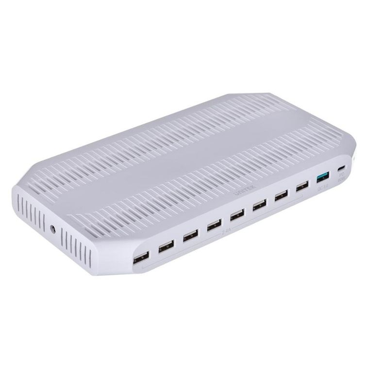Unitek Stacja Ładująca 10x USB, 160w, Y-2190