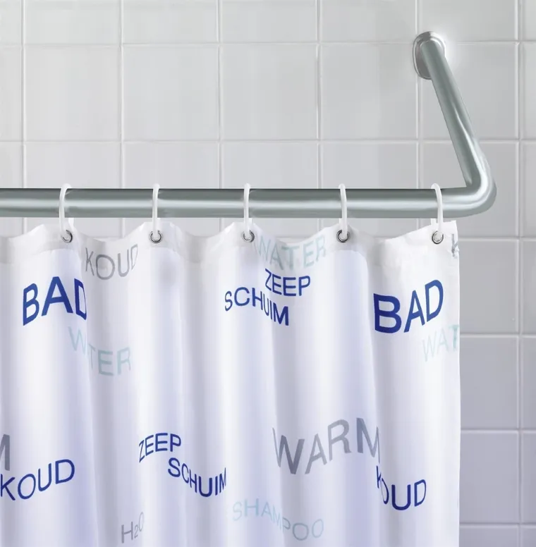 Uniwersalny drążek do zasłony prysznicowej, ø 2 cm, chrom