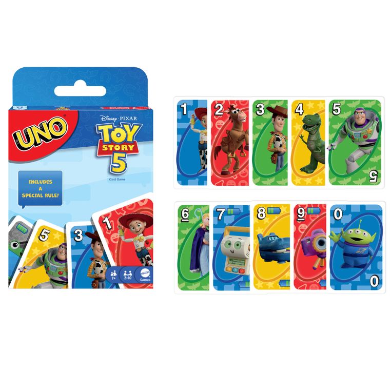 UNO Toy Story 5, gra karciana