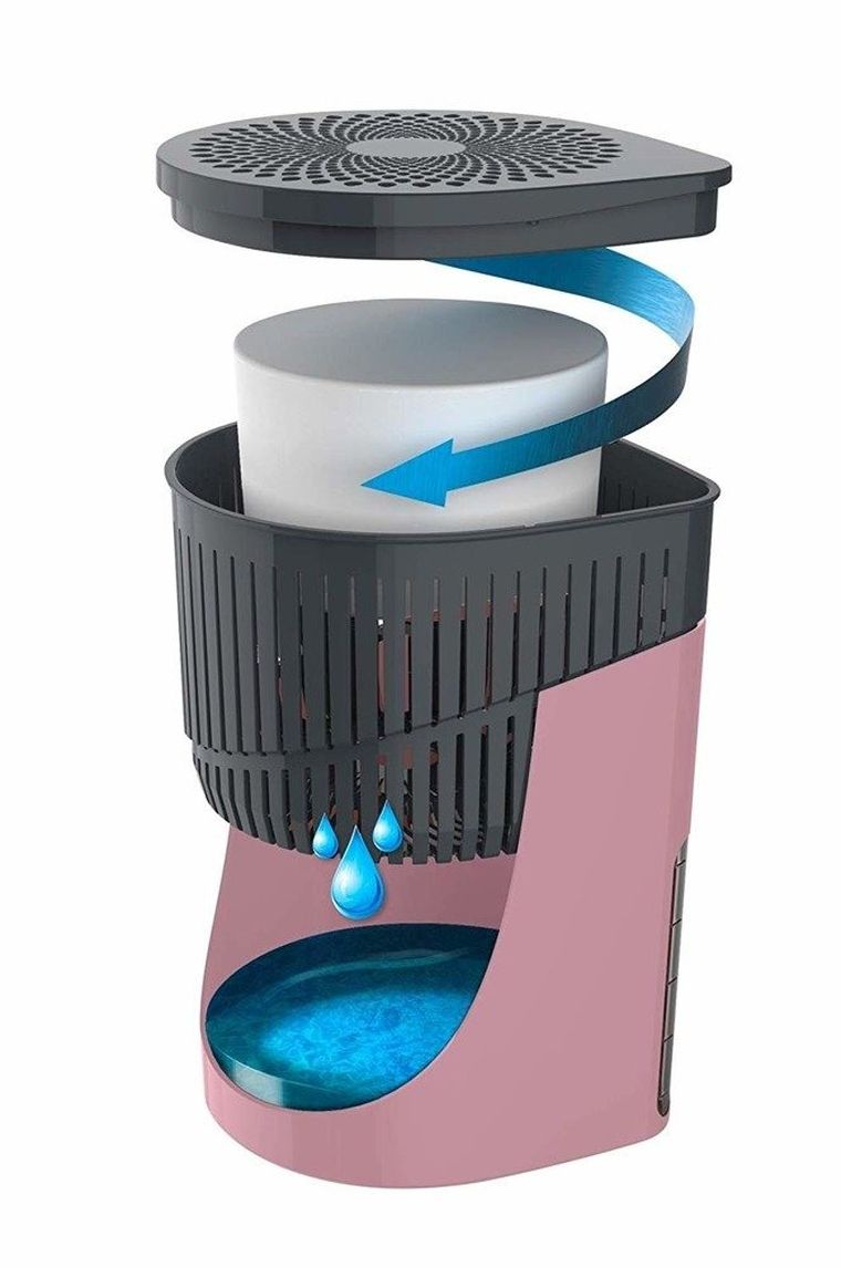 Urządzenie chłonące wilgoć z atmosfery, osuszacz adsorpcyjny + wkład, 1 kg