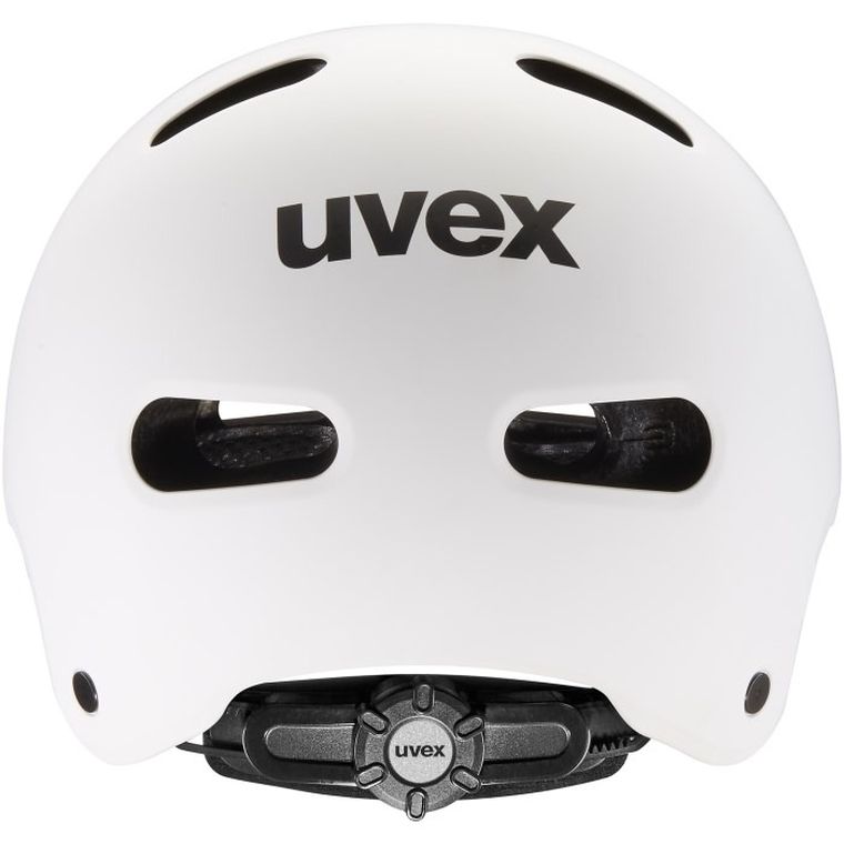 Uvex, Kid 4, kask rowerowy, dziecięcy, 55-58 cm, white matt