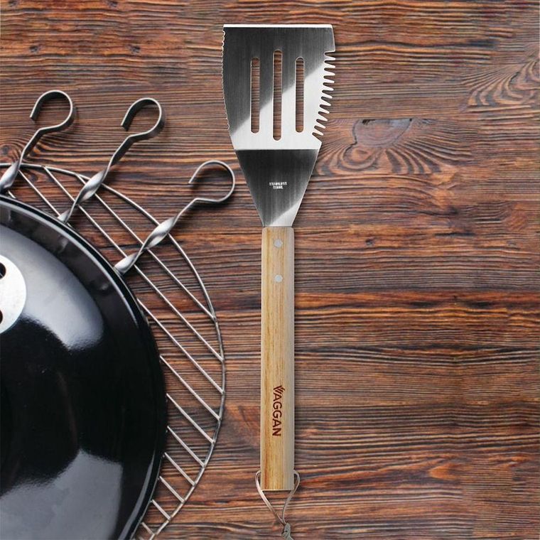 Vaggan, łopatka stalowa, z nożem, 40,5 cm