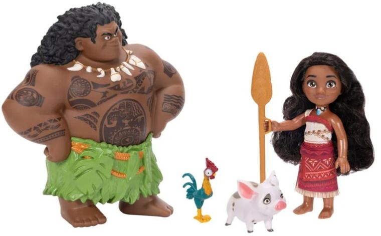 Vaiana 2, Vaiana & Maui Voyager Petite, zestaw figurek