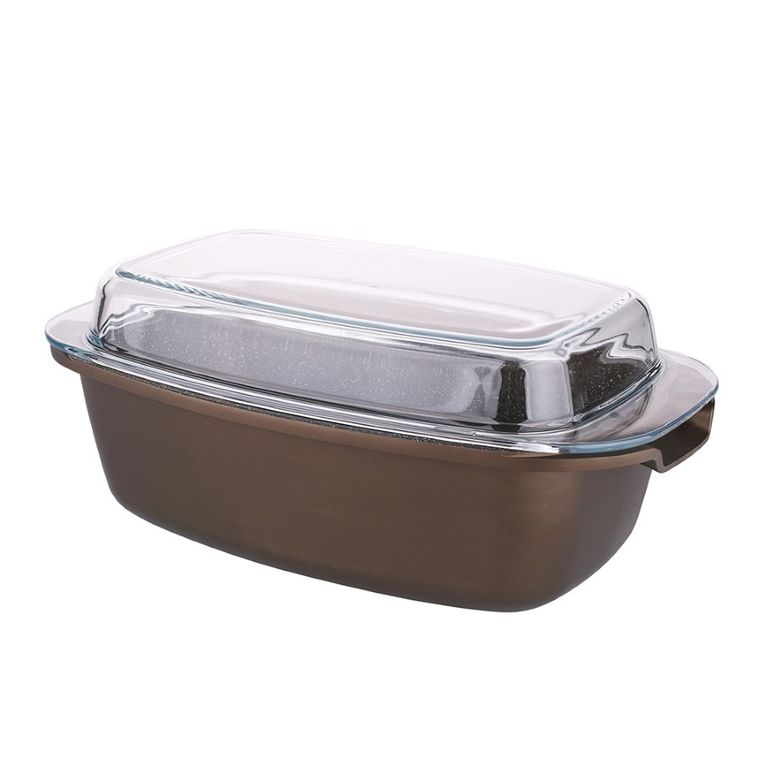 Valdinox, Aurum, brytfanna prostokątna z pokrywą żaro, 5,7 l + 2,4 l, 21-32 cm