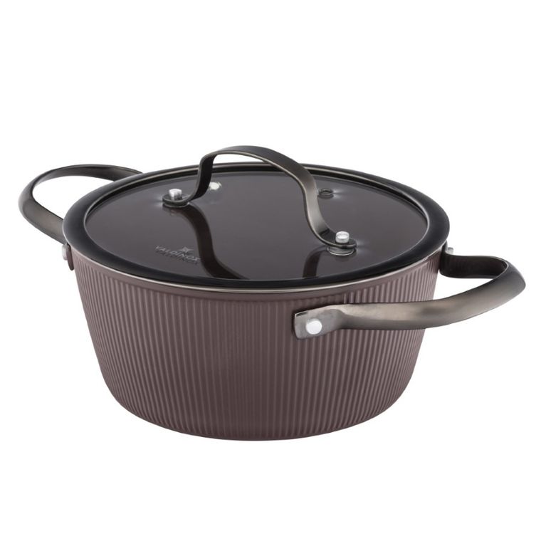 Valdinox, Valdinox, Stripes, garnek z pokrywą szklaną, 20 cm, 2,2l