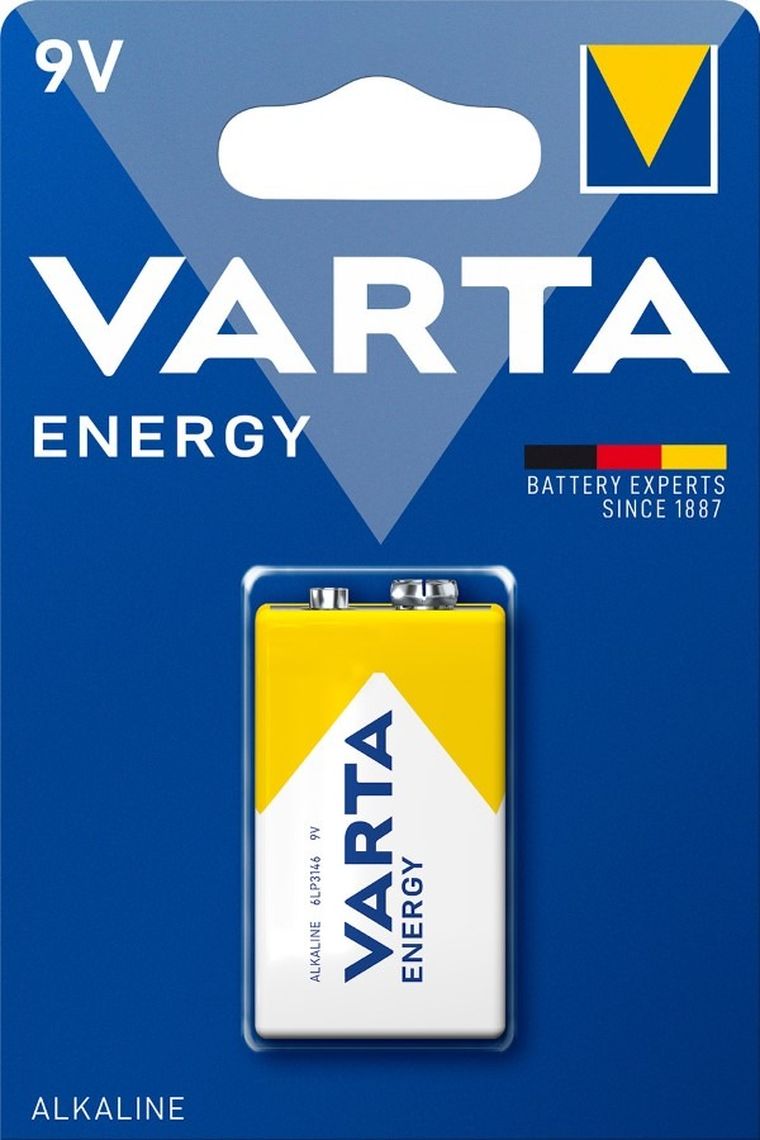VARTA, Energy, bateria alkaliczna, 9V, 6LR61