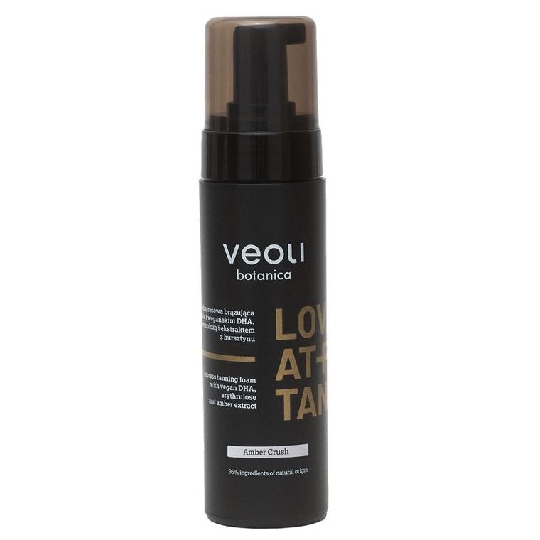 Veoli Botanica, Love At First Tan, ekspresowa brązująca pianka Amber Crush, 200 ml