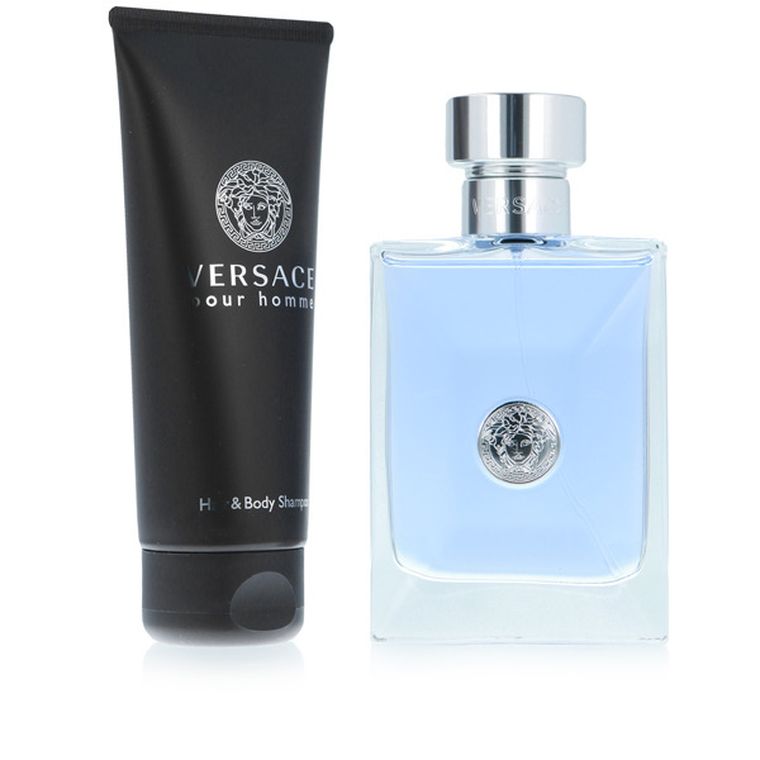 Versace, Pour Homme, Zestaw upominkowy, Woda toaletowa 100 ml + balsam do rąk i ciała 100 ml