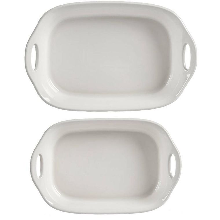 Vessia, naczynia do zapiekania z porcelany, zestaw 2 szt.